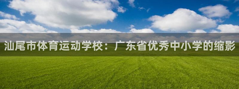 JJB竞技宝官方正版app官网：汕尾市体育运动学校：