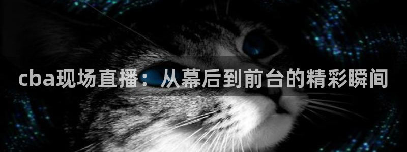 松鼠体育：cba现场直播：从幕后到前台的精彩瞬间